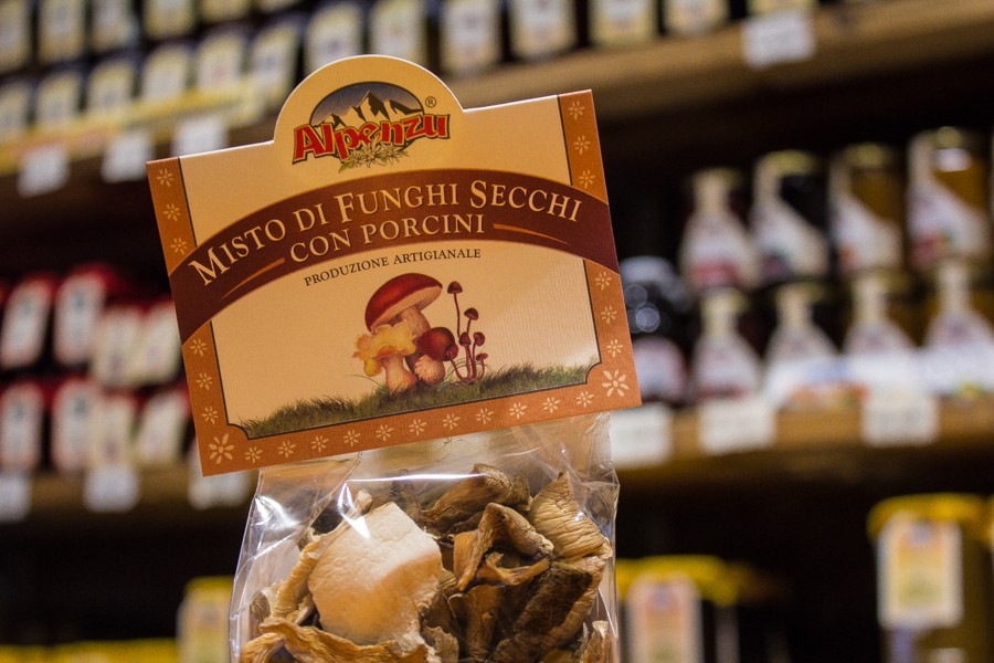 Dried Mushrooms with Porcino Alpenzu