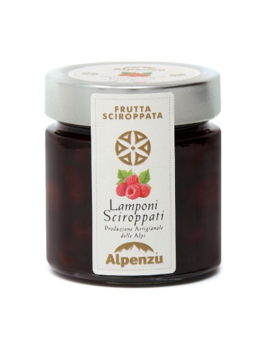 Raspberries in syrup Alpenzu